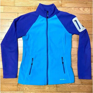 Eddie Bauer First Ascent Polartec Jacket W’s S Turquoise and Purple